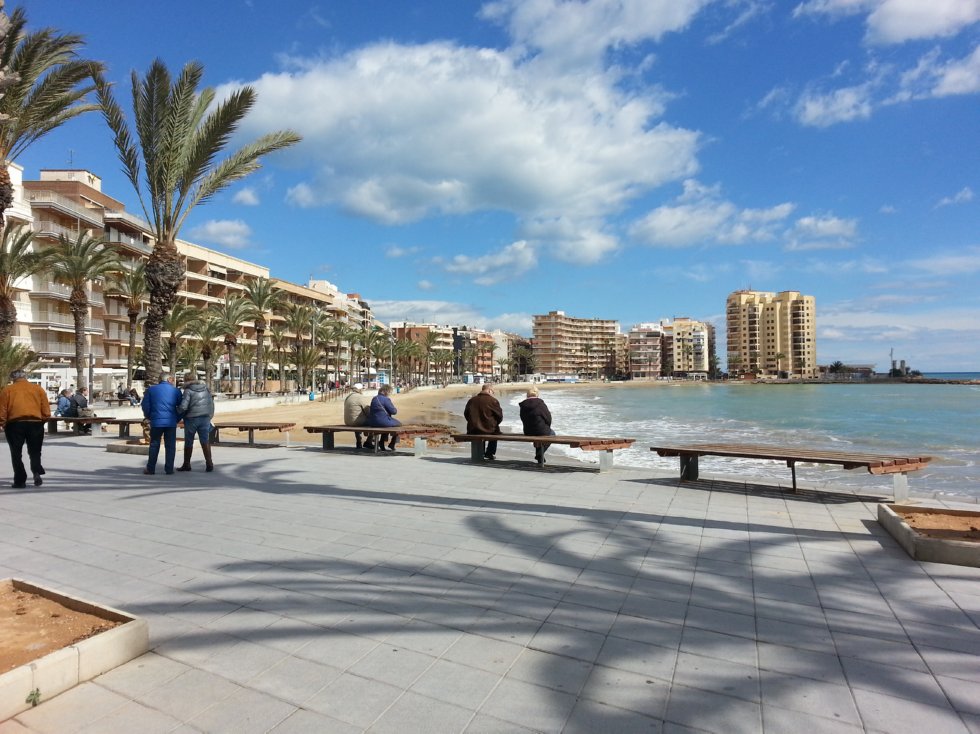 Paseo de los Moros och stranden - Torrevieja